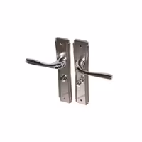 دستگیره پلاک سربی مدل 2523 سرویس کروم براق رابین کلون