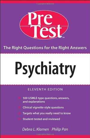 [PDF] دانلود کتاب Psychiatry Pretest, 11th ed, 2006
