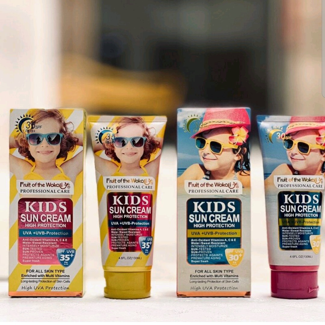 کرم ضد آفتاب کودک وکالی (بدون رنگ spf 30 و 35)
