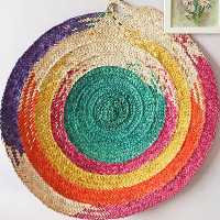 سفره حصیری ابروبادی رنگی8