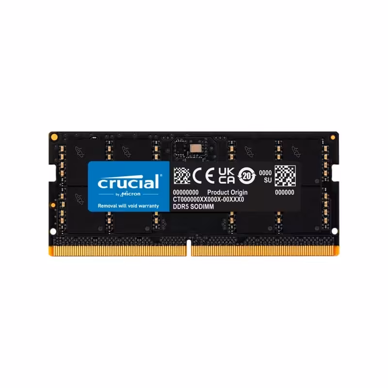 رم لپ تاپ کروشیال مدل DDR5 32GB 5200Mhz CL40