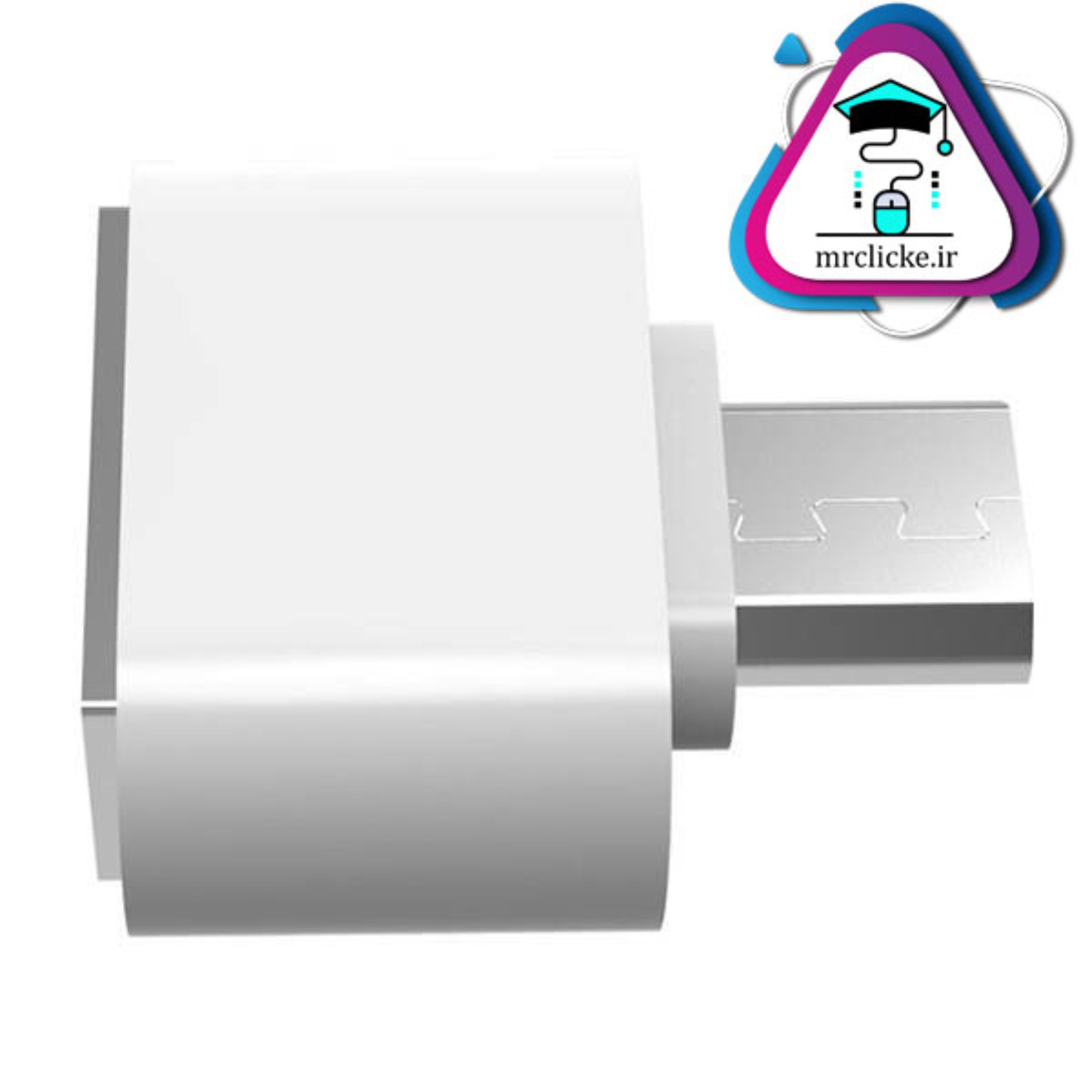 تبدیل OTG برند متفرقه microUSB به USB OTG دارای رنگ بندی