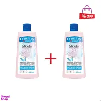 آب پاک‌ کننده آرایش صورت کامان (Comeon) مدل Oily Skin حجم 400 میلی‌ لیتر مجموعه 2 عددی
