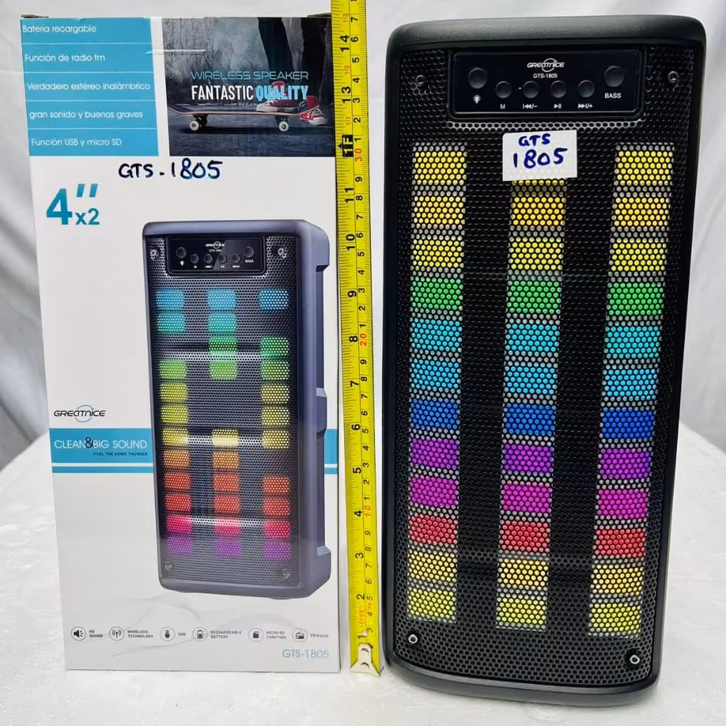 اسپیکر بلوتوثی قابل حمل GTS 1805 - ارسال رایگان- اسپیکر شارژی - اسپیکرشارژی