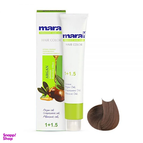 رنگ مو مارال (Maral) شماره 678 حجم 100 میلی لیتر رنگ قهوهای کاپوچینو