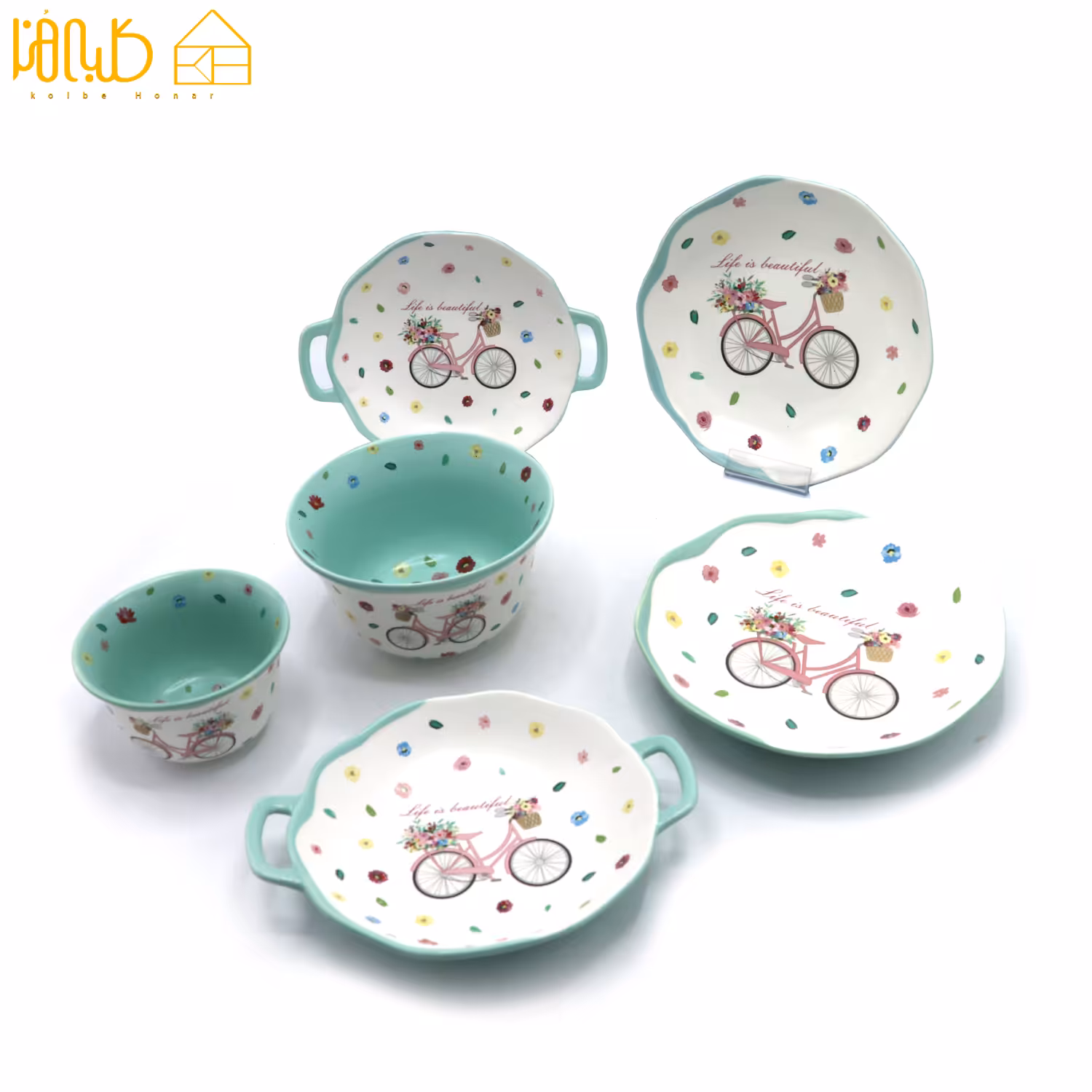 ست پذیرایی دوچرخه سبز