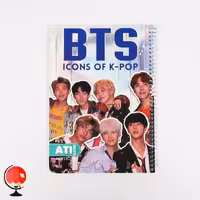 دفتر مشق 50 برگ سیمی طرح بی تی اس آتی