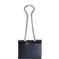 گیره دوبل | مشکی 41 میل بسته 12 عددی