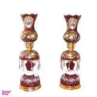 شمعدان طرح لاله عباسی مدل AS2 بسته دو عددی