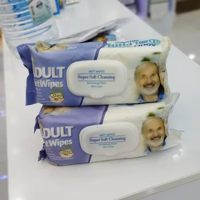 دستمال مرطوب جایگزین حمام 90 عددی 