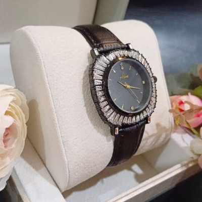 ساعت مچی زنانه رولکس ROLEX ژاپن مدل 3338 باکیفیت مشکی