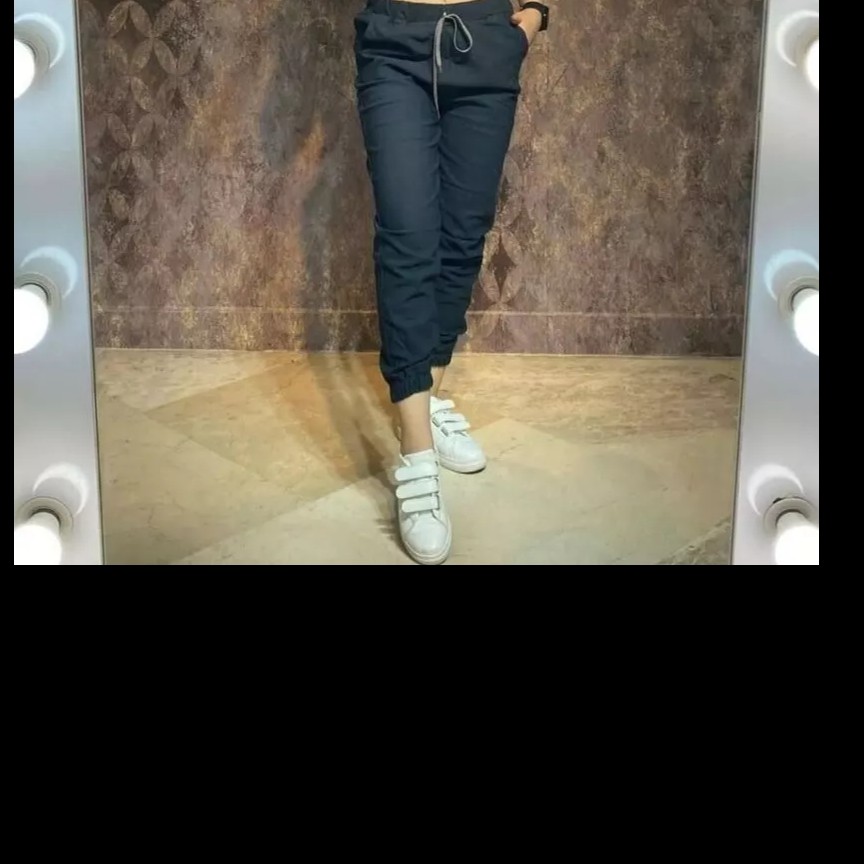 شلوار کتان کش زنانه