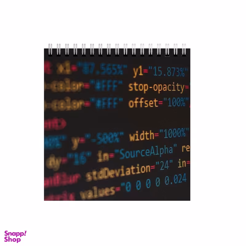 دفتر طراحی ۶۰ برگ طرح کد نویسی و برنامه نویسی کد 5976308