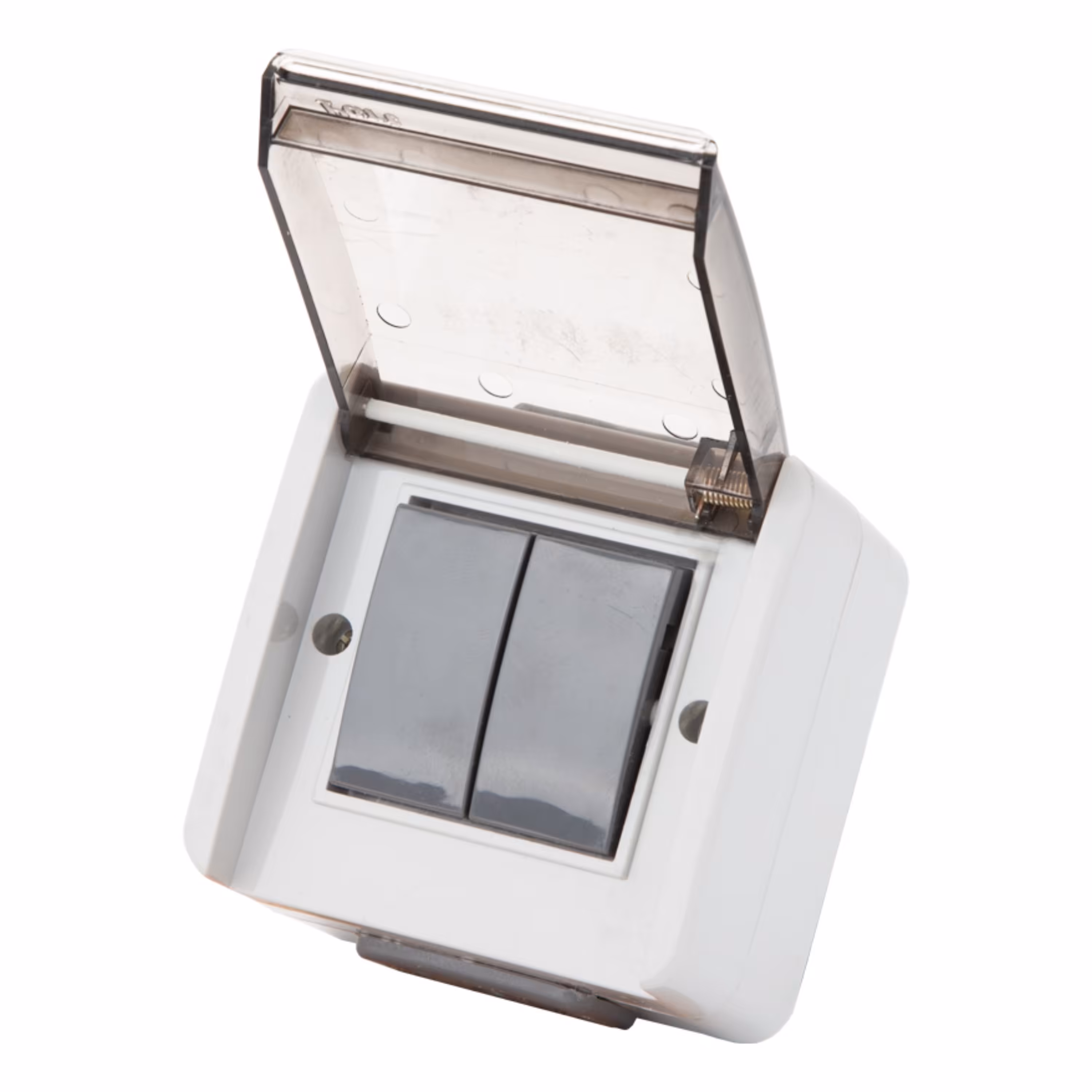 کلید دو پل آذین IP44 مدل بارانی روکار