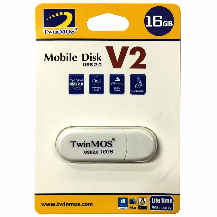 فلش مموری تویین موس مدل v2 با حافظه 16 گیگابایت
