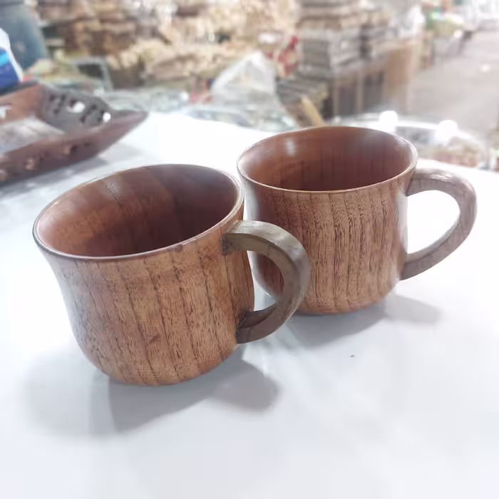فنجان چوبی