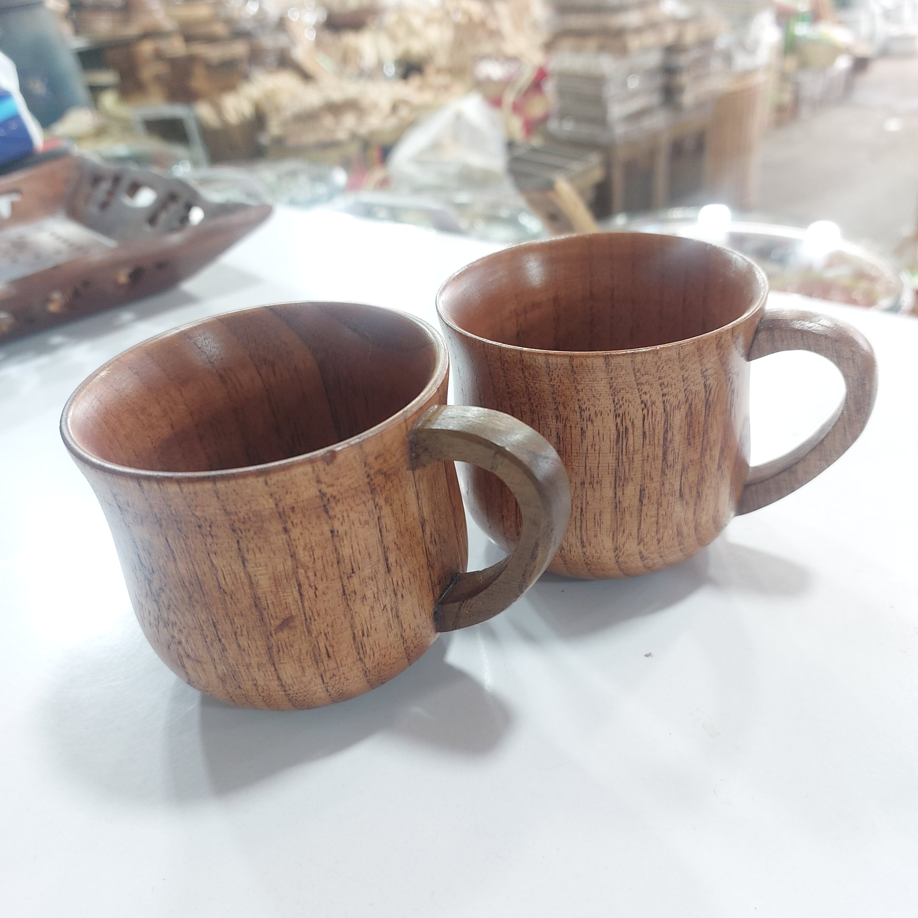 فنجان چوبی