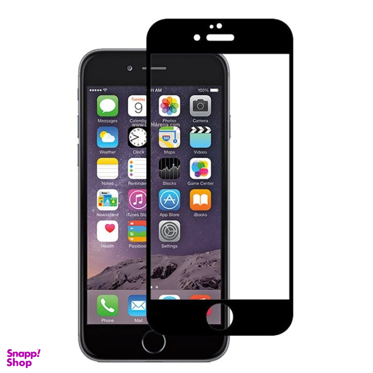 محافظ صفحه نمایش آیفون 6 و آیفون 6s مشکی