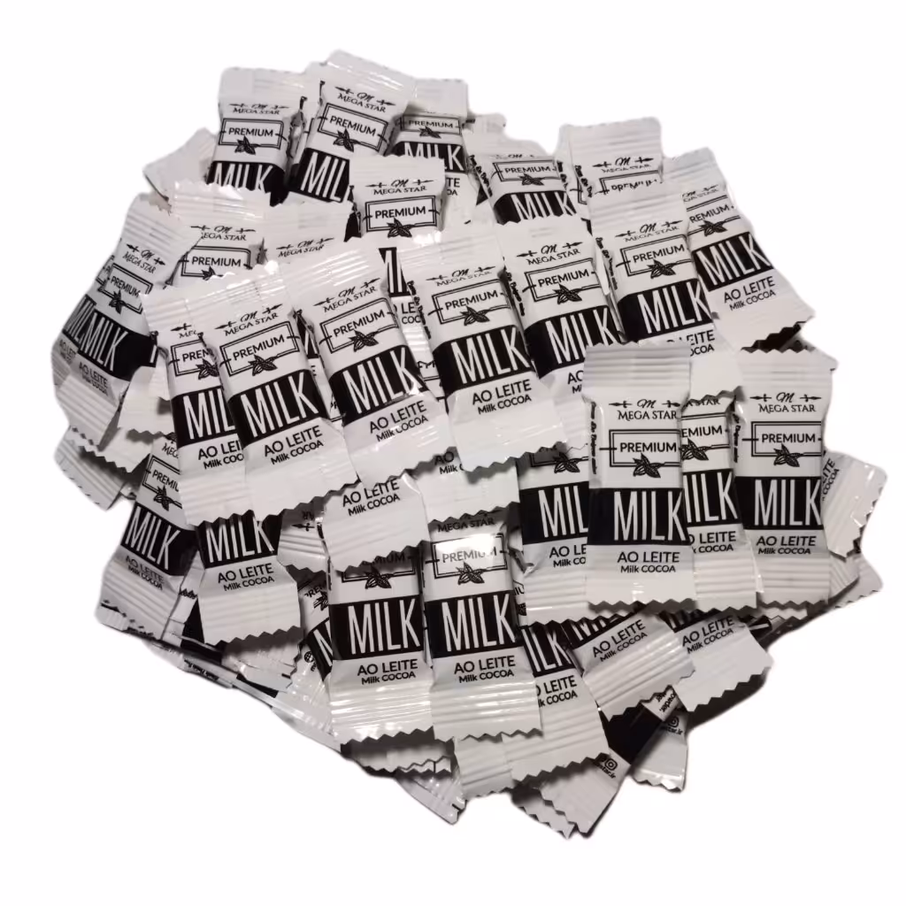 شکلات شیری مگا استار در بسته بندی های 500 گرمی