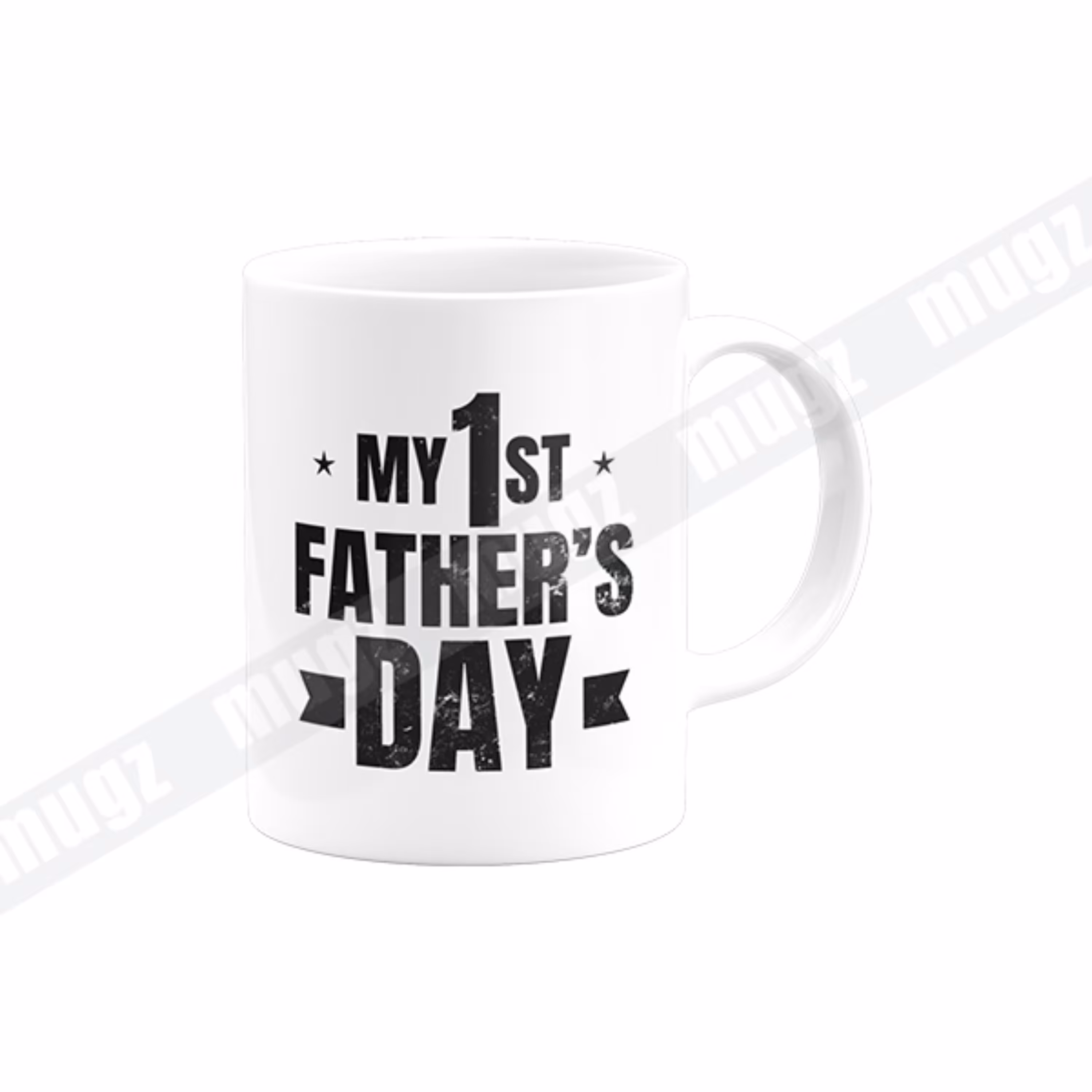 ماگ سرامیکی سفید طرح روز پدر کد 01