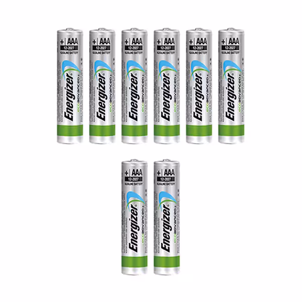 باتری نیم قلمی انرجایزر مدل Eco Advanced LR03 بسته 8 عددی