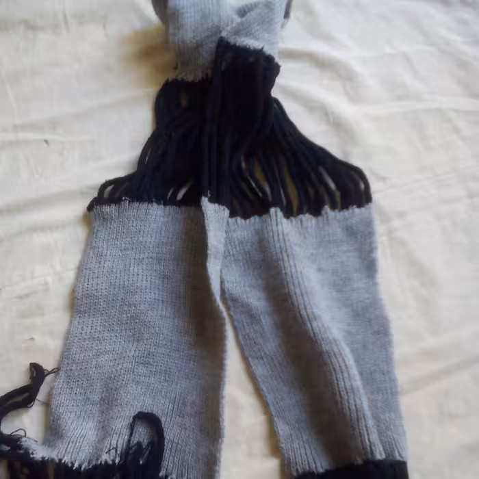 شال گردن بافت مدل دار