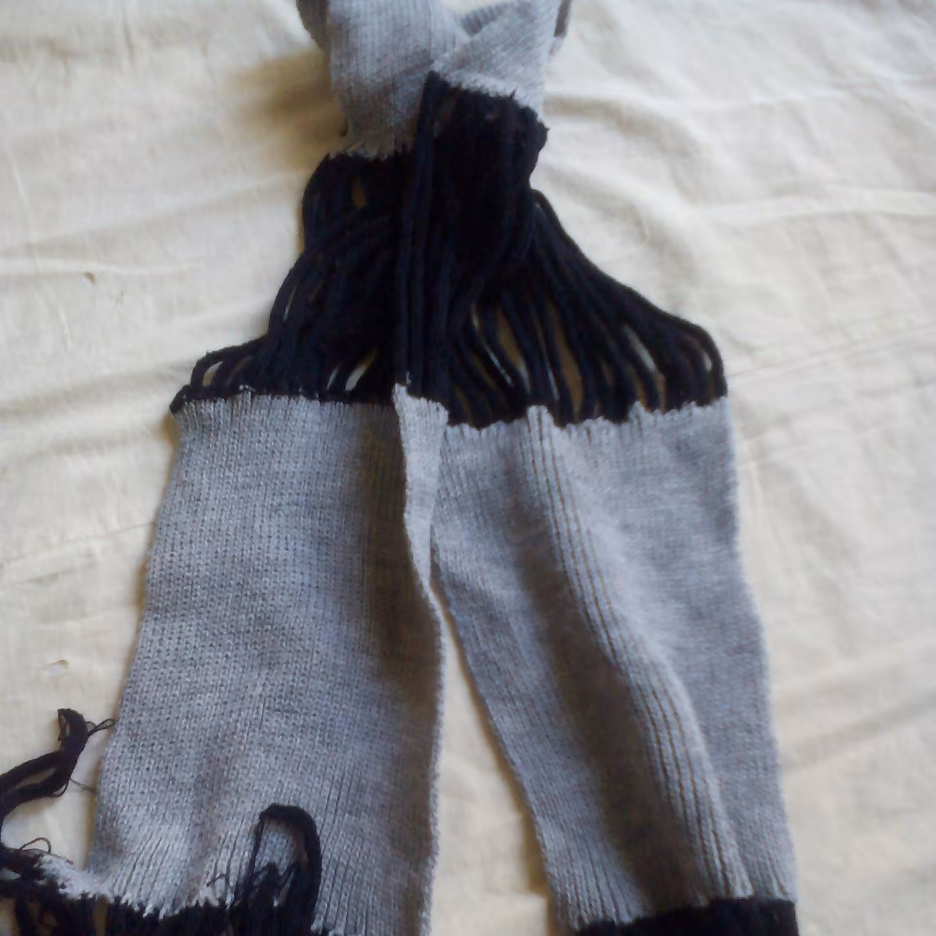 شال گردن بافت مدل دار