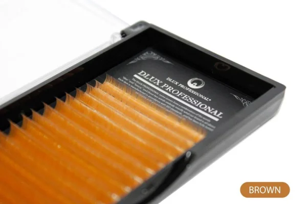 مژه قهوه ای دلوکس – DLUX