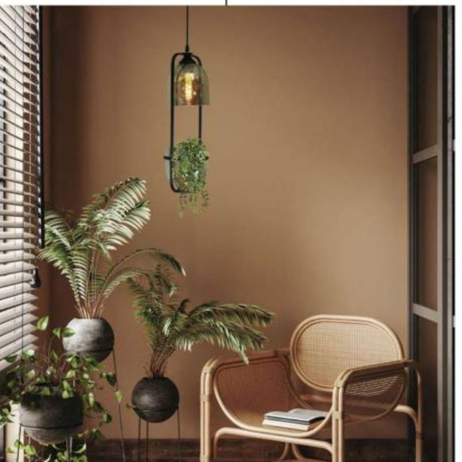 لوستر اویز گلدونی