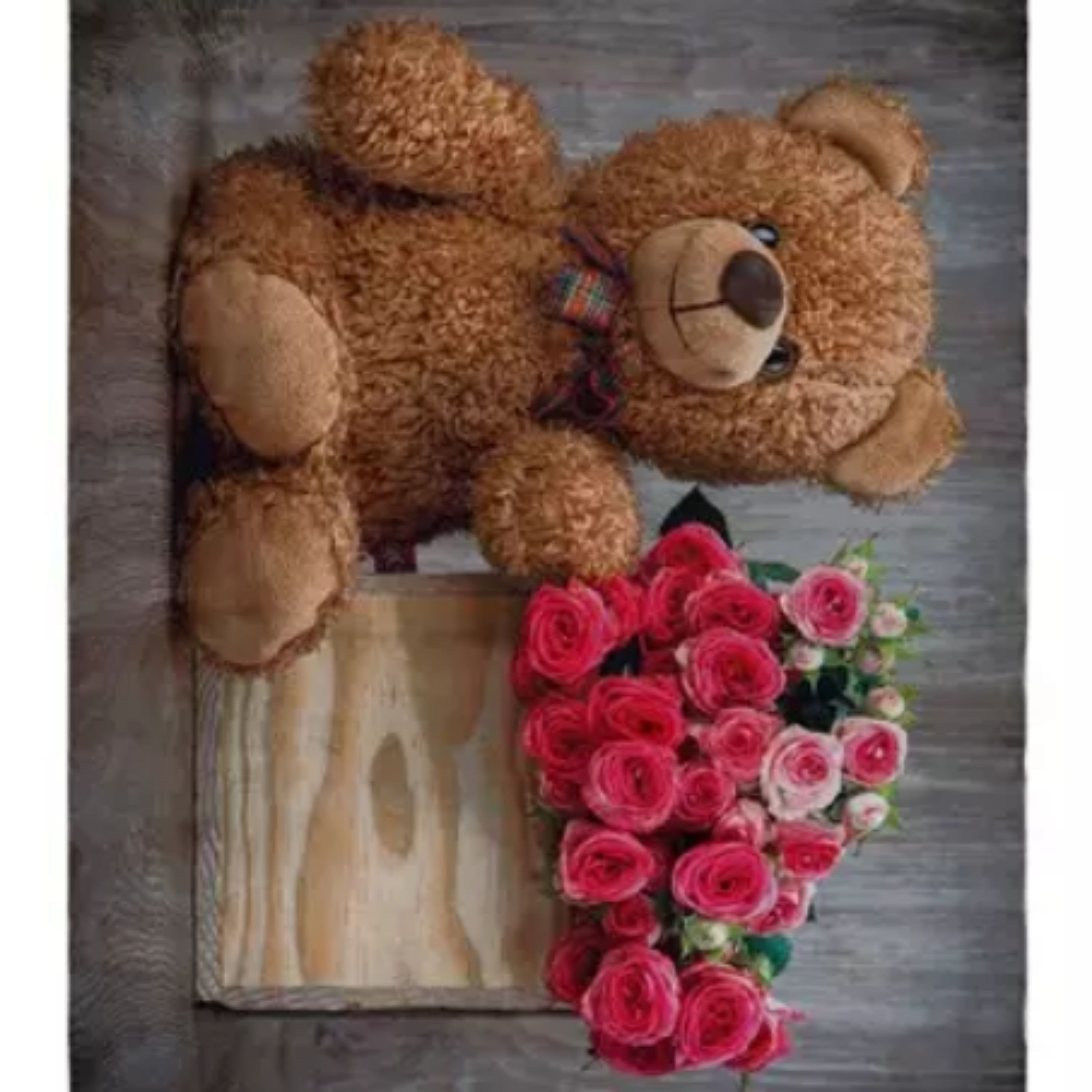 فرش ماشینی (دومتری1.20در1.70)متری طرح خرس مهربون کد100238