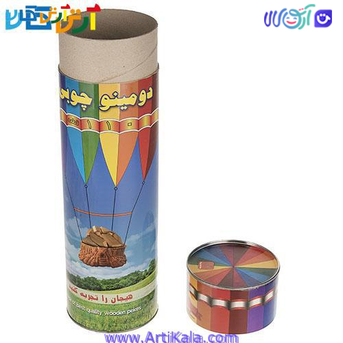 بازی فکری دومینو 110 قطعه چوبی