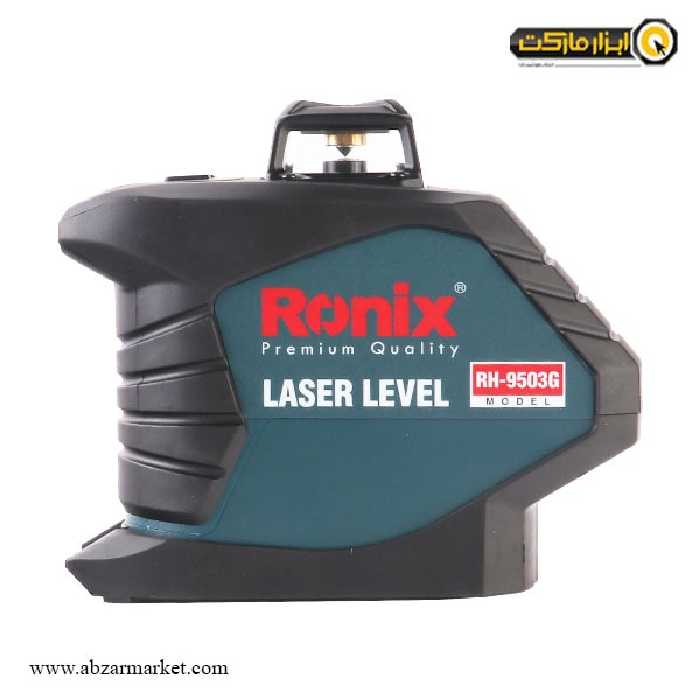 تراز لیزری رونیکس دو خط 360 درجه نور سبز مدل RH-9503G