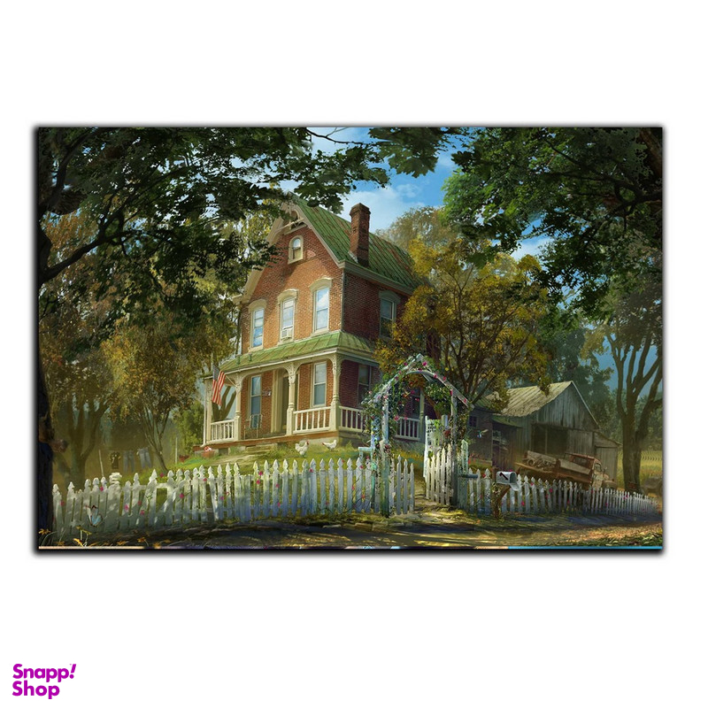 تابلو شاسی بکلیت طرح کلبه جنگلی مدل SH-S5324