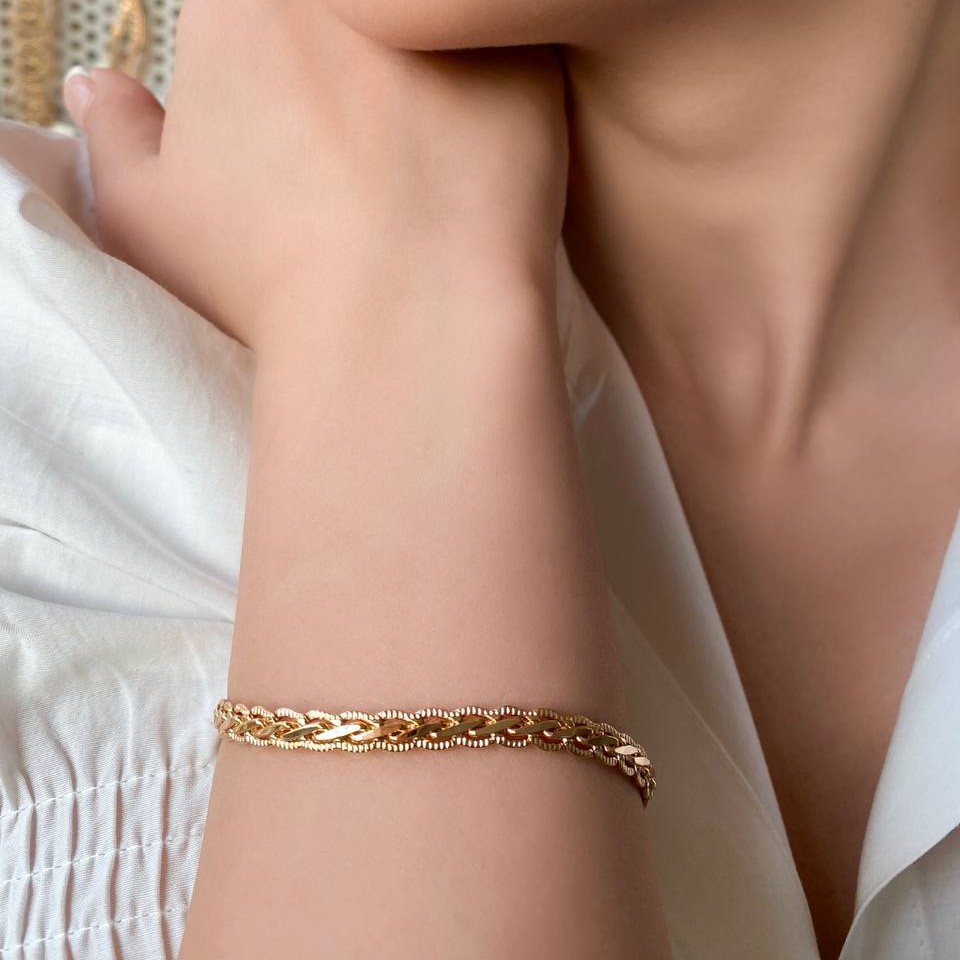 دستبند طرح بافت ژوپینگ