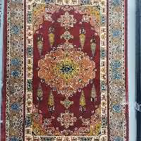 فرش پاتریس  فرش گلیم بختیاری 400شانه طرح کد  9910سایز کناره یک در یک ونیم متری