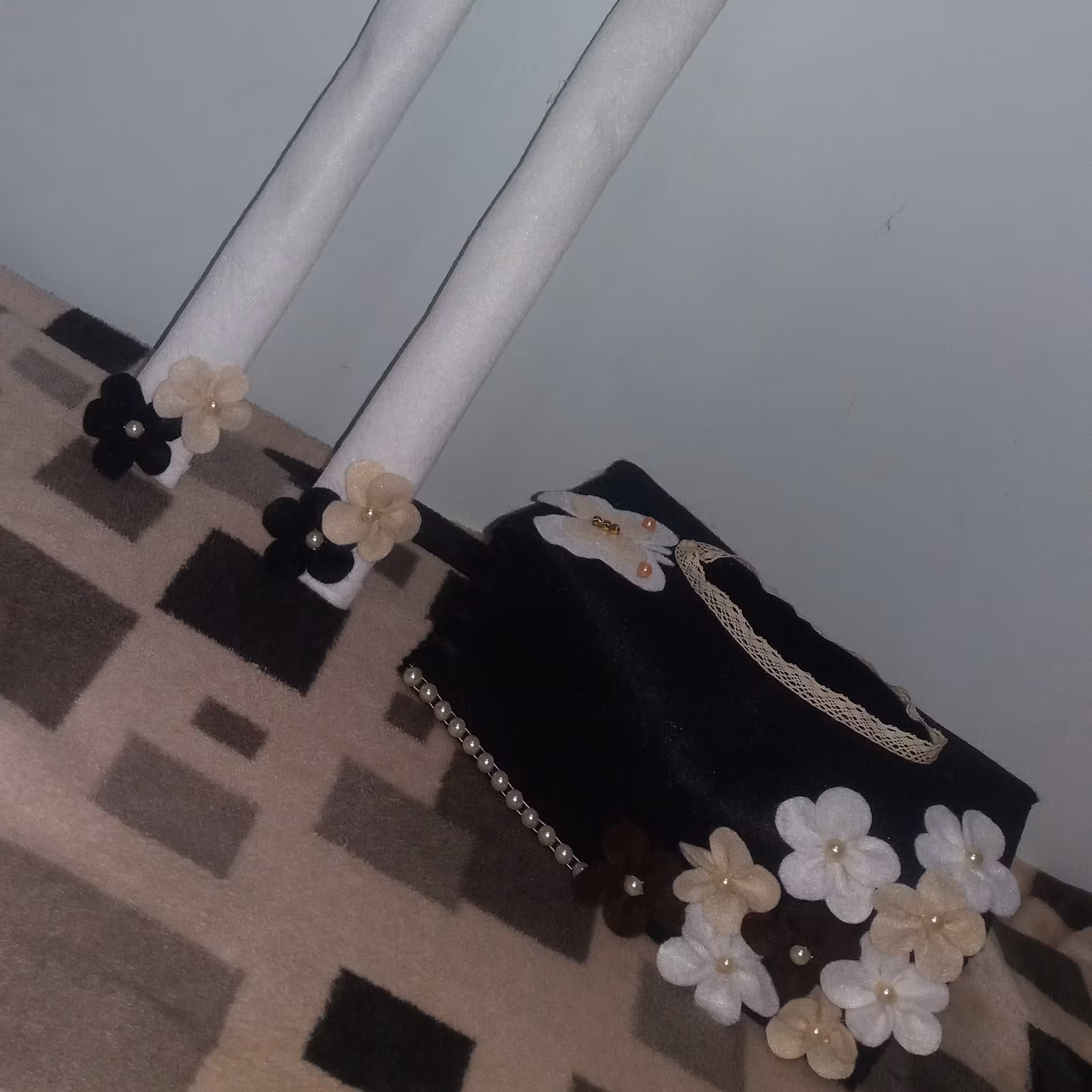 ست جا دستمالی و کاور دسته یخچال