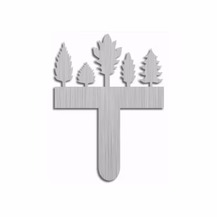 شانه شکلات استیل کوچک طرح برگ بزرگ بودکور 240065