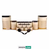 سرویس آشپزخانه اورانوس 17پارچه مدل پترن کرم