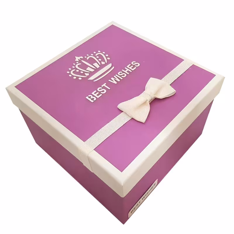 جعبه هدیه لاکچری مدل best wishes سه سایز