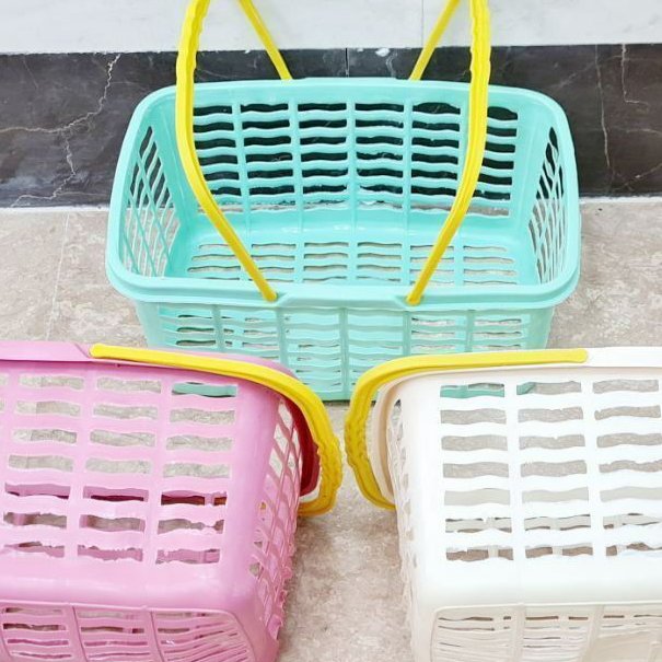 سبدخریددسته دار طوسی رنگ