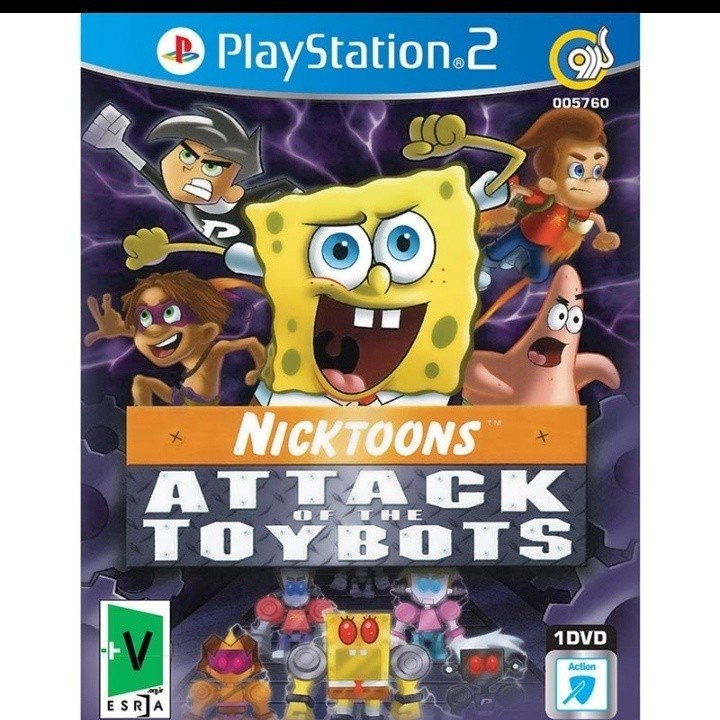 بازی پلی استیشن Nicktoons Attack of The Toybots

