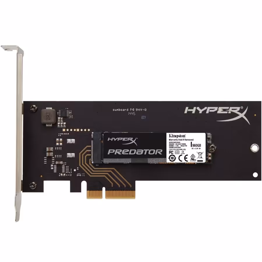 حافظه اس اس دی اینترنال کینگستون مدل HyperX Predator با ظرفیت 960 گیگابایت