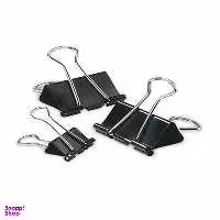گیره کاغذ سی بی اس سایز 19 میلی متر بسته 12 عددی