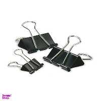 گیره کاغذ سی بی اس سایز 19 میلی متر بسته 12 عددی