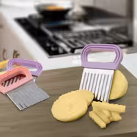 اسلایسر سیب زمینی، خلال کن سیب زمینی دسته رنگی و تیغه استیل 