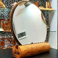 آیینه رومیزی چوبی
