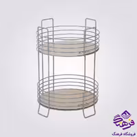 جاپیازی ارغوان 2ط گرد طوسی کاوه 555