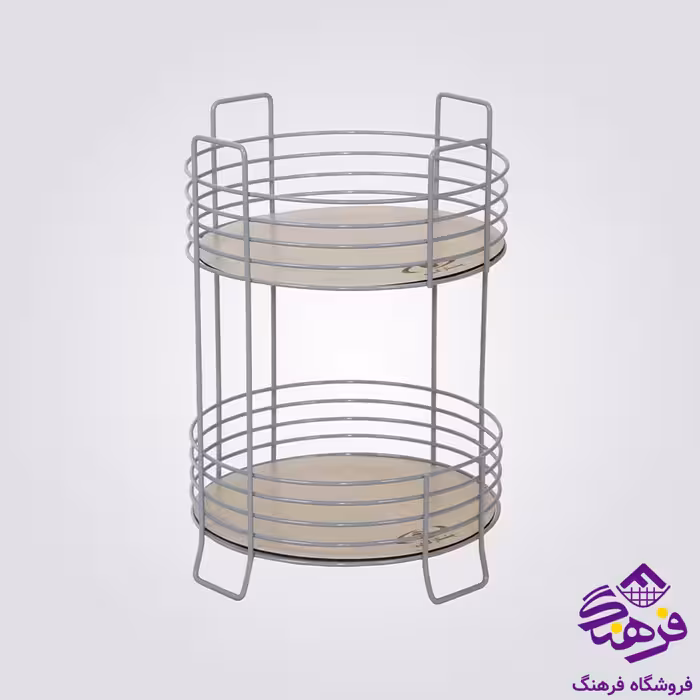 جاپیازی ارغوان 2ط گرد طوسی کاوه 555