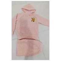 ست هودی وشلوار اسپرت بچگانه در4 رنگ زرد،آبی،صورتی ،سبز