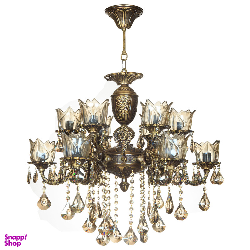 لوستر 12 شعله چشمه نور کد S3515/6+6-AO